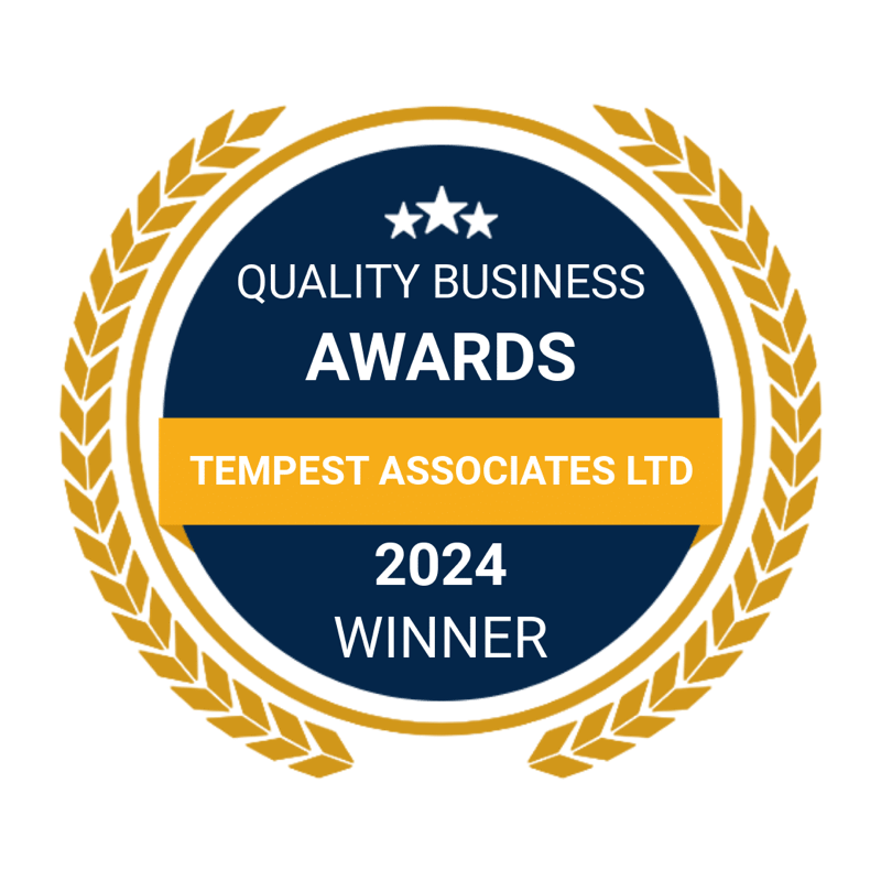 Quality Business Awards 2024 badge – Tempest Associates Ltd