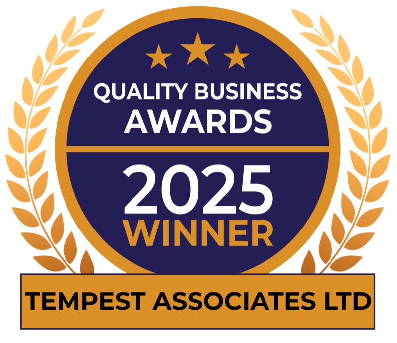 Quality Business Awards 2025 badge – Tempest Associates Ltd